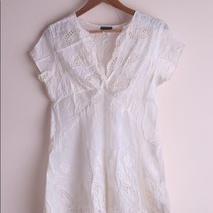 Left of Center/Anthropologie Eyelet Blouse